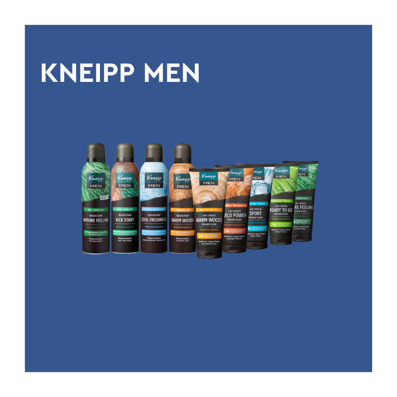 Kneipp Men collectie producten